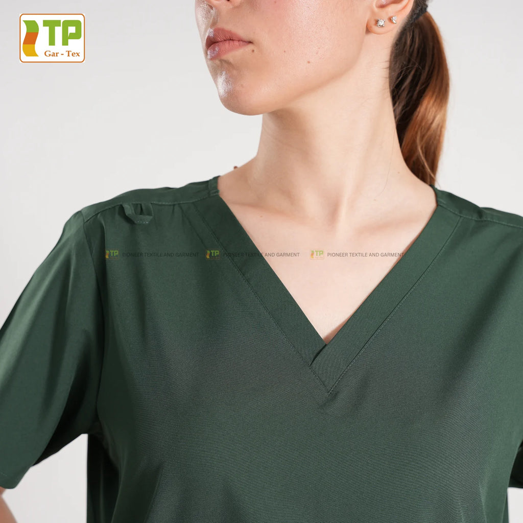 Ready for delivery Women's Nurse Scrubs Wholesale Poly Spandex Jogger Design Hospital Uniforms make from Vietnam