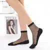 Wholesale Sexy Lace Fishnet Socks Transparent Stretch Elasticity Net Yarn Thin Girl Women Socks