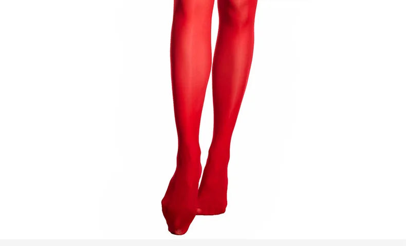 Women Transparent Breathable Thigh High Oil Shiny Slik Dance Pantyhose High Stretch Shimmery Shaping High Tight