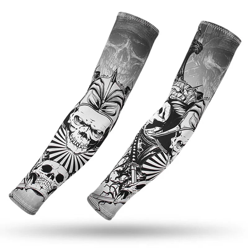 Outdoor arm sleeves Cycling Arm protectors Cuffs Game muffs Arm Warmers Sport Gaming Tattoo Sleeve Elbow Pad Jogging Arm Cover