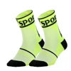 Men's & Women's Cycling Sports Socks for Running Biking Basketball Hiking Printed Pattern Knitted Crew Height