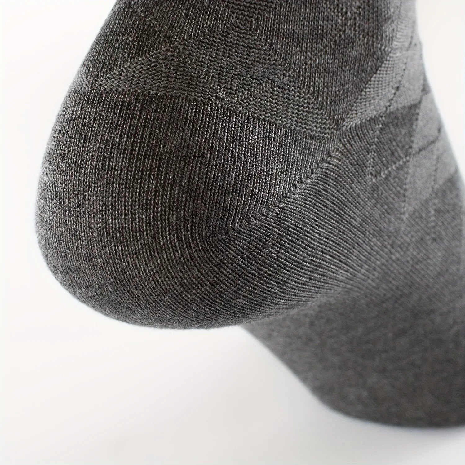 6 Pairs Men's Bamboo Business Socks Solid Color Breathable Moisture-Wicking Dress Socks Fast Shipping From USA Warehouse