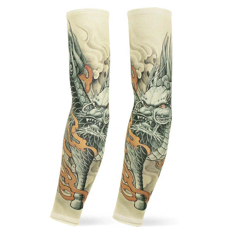 Outdoor arm sleeves Cycling Arm protectors Cuffs Game muffs Arm Warmers Sport Gaming Tattoo Sleeve Elbow Pad Jogging Arm Cover