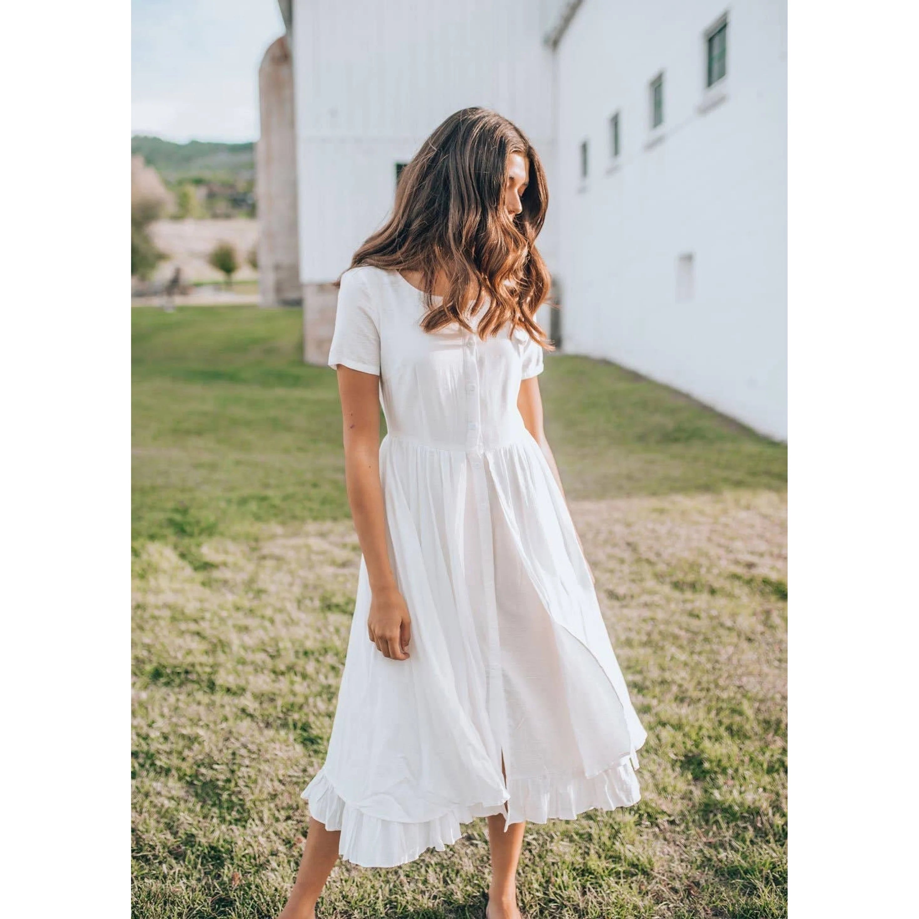 TD Modern Women Outfits Own Design 22 Style High Low Office Lady Gorgeous Drop Waist Knee-Length Dress for Day Club Picnic ODM