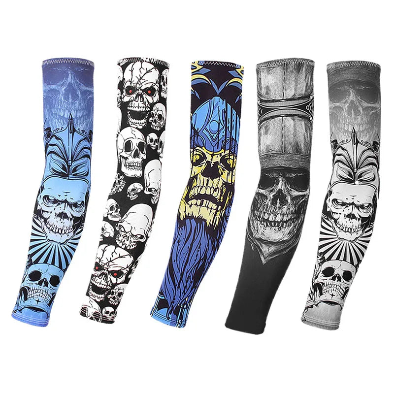 Outdoor arm sleeves Cycling Arm protectors Cuffs Game muffs Arm Warmers Sport Gaming Tattoo Sleeve Elbow Pad Jogging Arm Cover