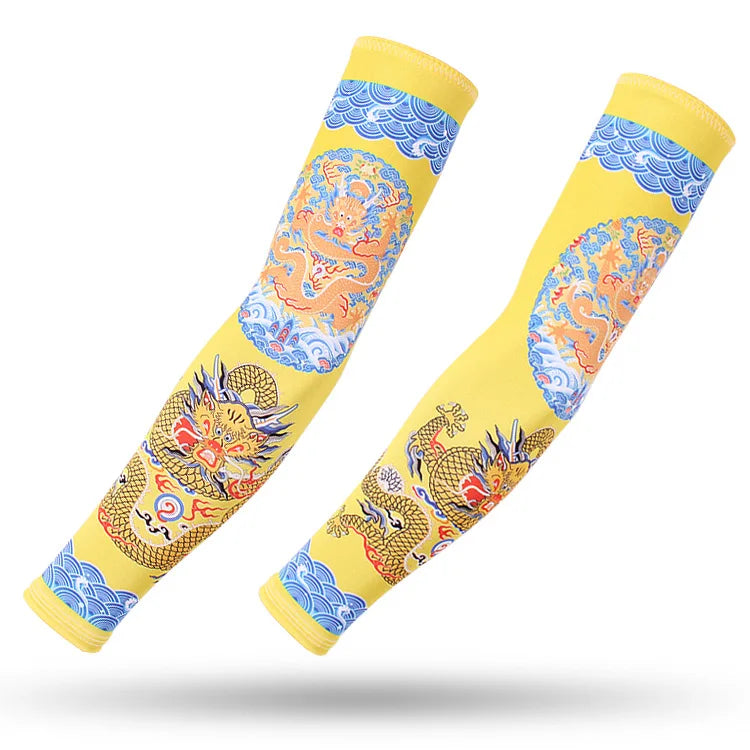 Outdoor arm sleeves Cycling Arm protectors Cuffs Game muffs Arm Warmers Sport Gaming Tattoo Sleeve Elbow Pad Jogging Arm Cover