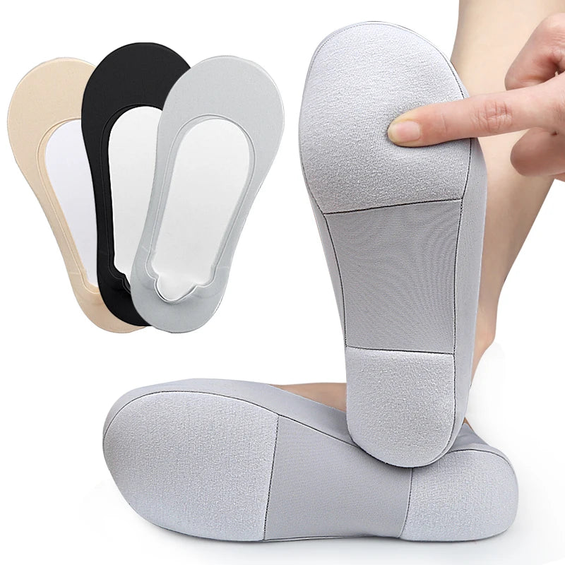 Ultra Low Cut Liner Socks Women No Show Non Slip Hidden Invisible for Flats Boat Summer