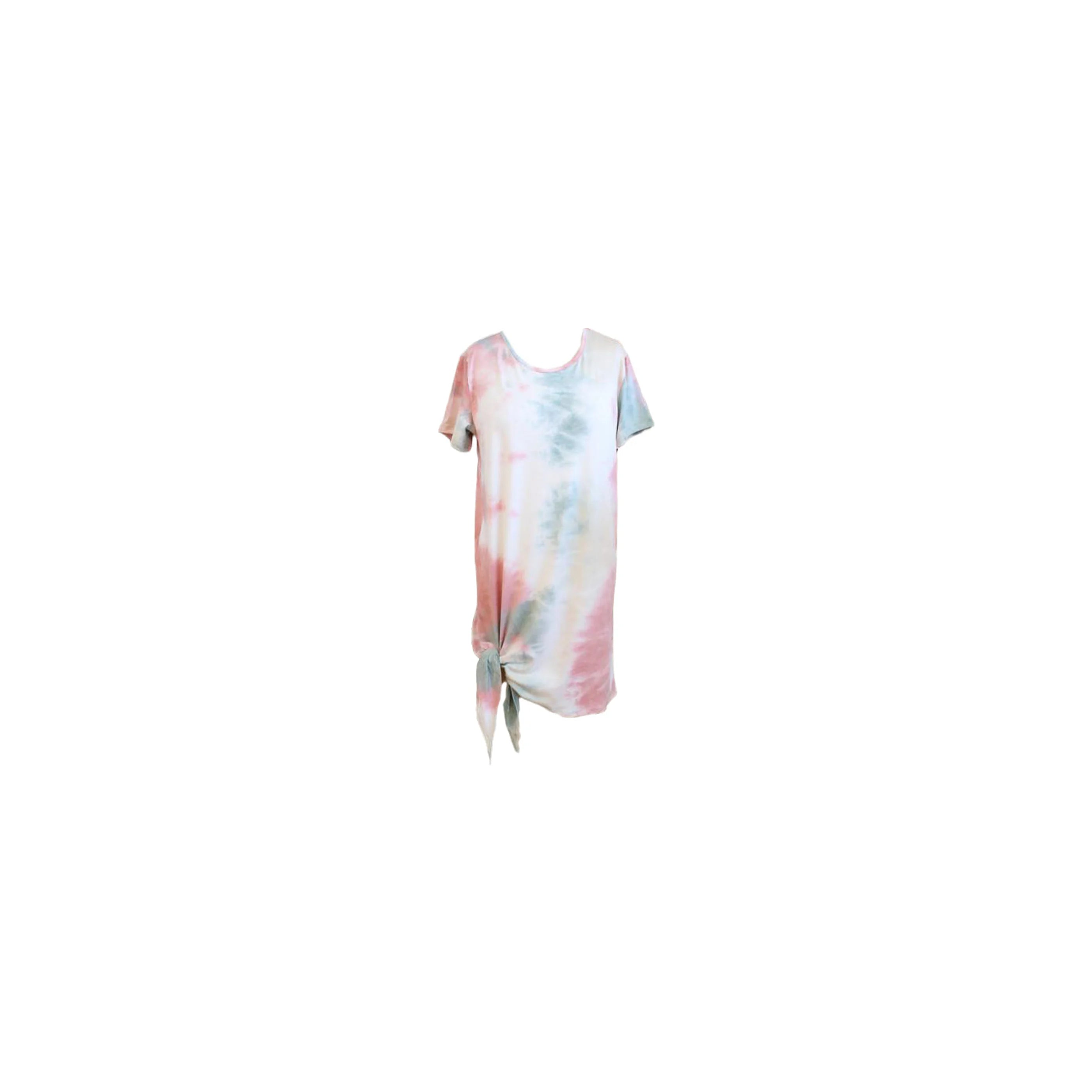 TD Mini Dress in Sage & Peaches Print