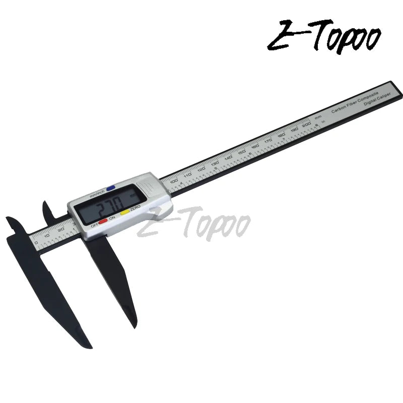 300mm 200 Electronic Digital Caliper LCD Plastic Vernier Caliper  Long Jaw Micrometer Inner Outer Diameter Gauge Measuring Tools