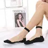 Wholesale Sexy Lace Fishnet Socks Transparent Stretch Elasticity Net Yarn Thin Girl Women Socks
