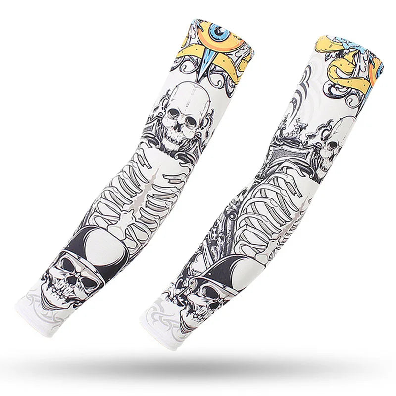 Outdoor arm sleeves Cycling Arm protectors Cuffs Game muffs Arm Warmers Sport Gaming Tattoo Sleeve Elbow Pad Jogging Arm Cover