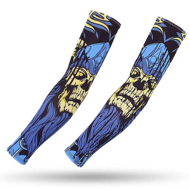 Outdoor arm sleeves Cycling Arm protectors Cuffs Game muffs Arm Warmers Sport Gaming Tattoo Sleeve Elbow Pad Jogging Arm Cover