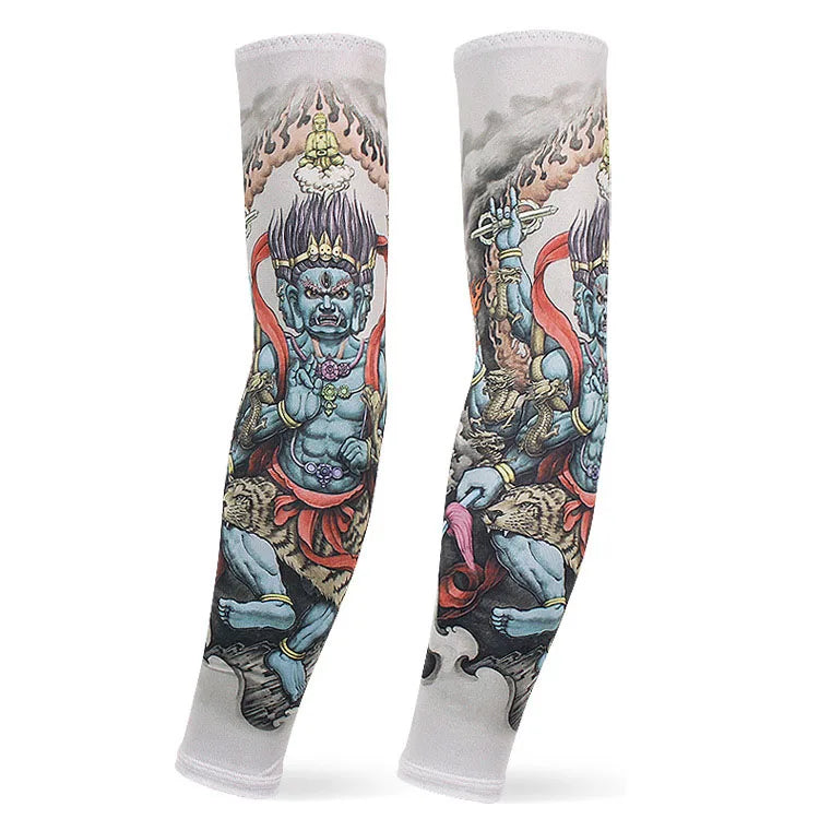 Outdoor arm sleeves Cycling Arm protectors Cuffs Game muffs Arm Warmers Sport Gaming Tattoo Sleeve Elbow Pad Jogging Arm Cover