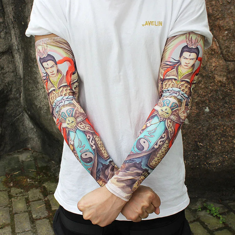 Outdoor arm sleeves Cycling Arm protectors Cuffs Game muffs Arm Warmers Sport Gaming Tattoo Sleeve Elbow Pad Jogging Arm Cover