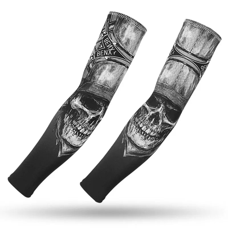 Outdoor arm sleeves Cycling Arm protectors Cuffs Game muffs Arm Warmers Sport Gaming Tattoo Sleeve Elbow Pad Jogging Arm Cover