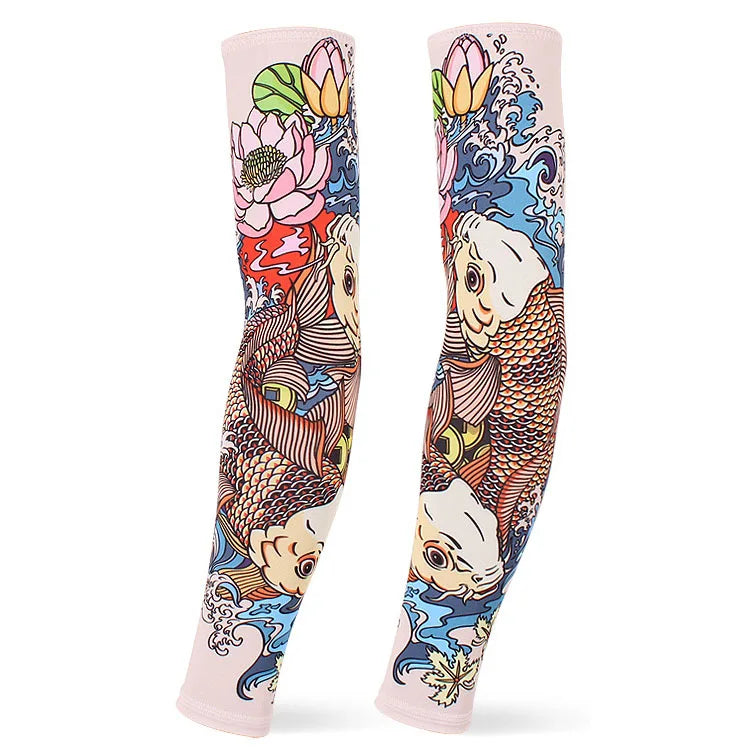 Outdoor arm sleeves Cycling Arm protectors Cuffs Game muffs Arm Warmers Sport Gaming Tattoo Sleeve Elbow Pad Jogging Arm Cover