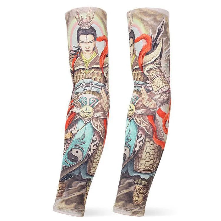 Outdoor arm sleeves Cycling Arm protectors Cuffs Game muffs Arm Warmers Sport Gaming Tattoo Sleeve Elbow Pad Jogging Arm Cover