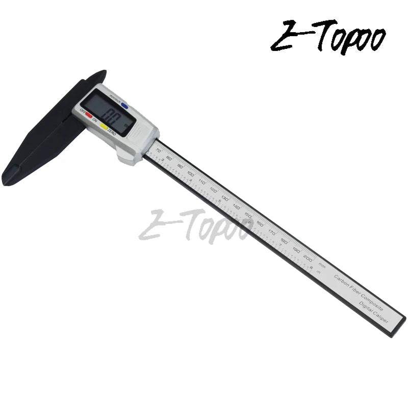 300mm 200 Electronic Digital Caliper LCD Plastic Vernier Caliper  Long Jaw Micrometer Inner Outer Diameter Gauge Measuring Tools