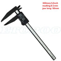 300mm 200 Electronic Digital Caliper LCD Plastic Vernier Caliper  Long Jaw Micrometer Inner Outer Diameter Gauge Measuring Tools