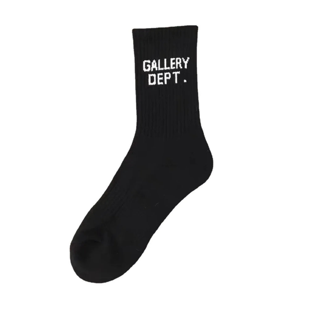 Men Women Graffiti Letter Street Art Socks Autumn Winter Cotton Towel Bottom Crew Length Breathable Casual Athletic Wear