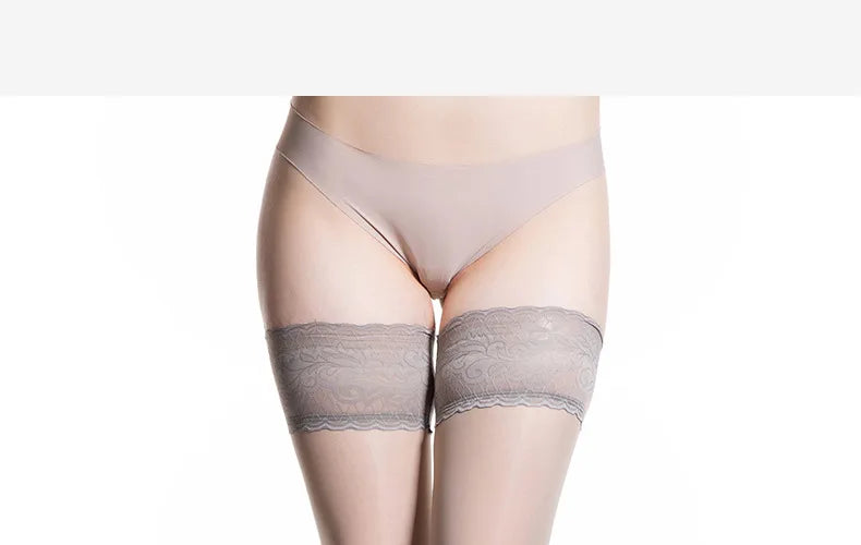 Women Transparent Breathable Thigh High Oil Shiny Slik Dance Pantyhose High Stretch Shimmery Shaping High Tight