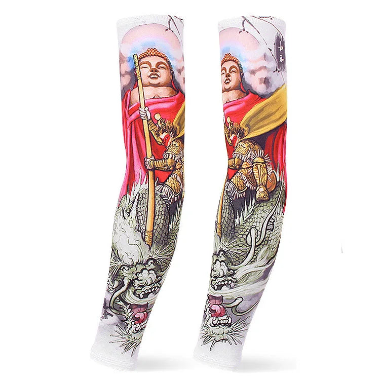 Outdoor arm sleeves Cycling Arm protectors Cuffs Game muffs Arm Warmers Sport Gaming Tattoo Sleeve Elbow Pad Jogging Arm Cover