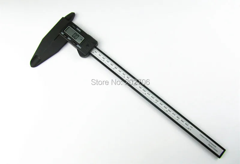 300mm 200 Electronic Digital Caliper LCD Plastic Vernier Caliper  Long Jaw Micrometer Inner Outer Diameter Gauge Measuring Tools