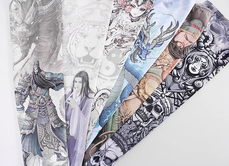 Outdoor arm sleeves Cycling Arm protectors Cuffs Game muffs Arm Warmers Sport Gaming Tattoo Sleeve Elbow Pad Jogging Arm Cover