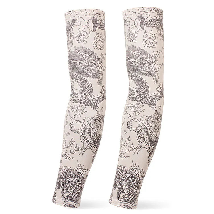 Outdoor arm sleeves Cycling Arm protectors Cuffs Game muffs Arm Warmers Sport Gaming Tattoo Sleeve Elbow Pad Jogging Arm Cover