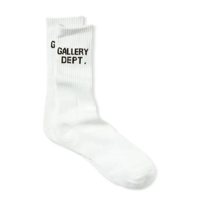 Men Women Graffiti Letter Street Art Socks Autumn Winter Cotton Towel Bottom Crew Length Breathable Casual Athletic Wear