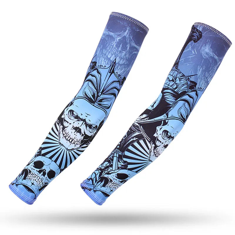 Outdoor arm sleeves Cycling Arm protectors Cuffs Game muffs Arm Warmers Sport Gaming Tattoo Sleeve Elbow Pad Jogging Arm Cover