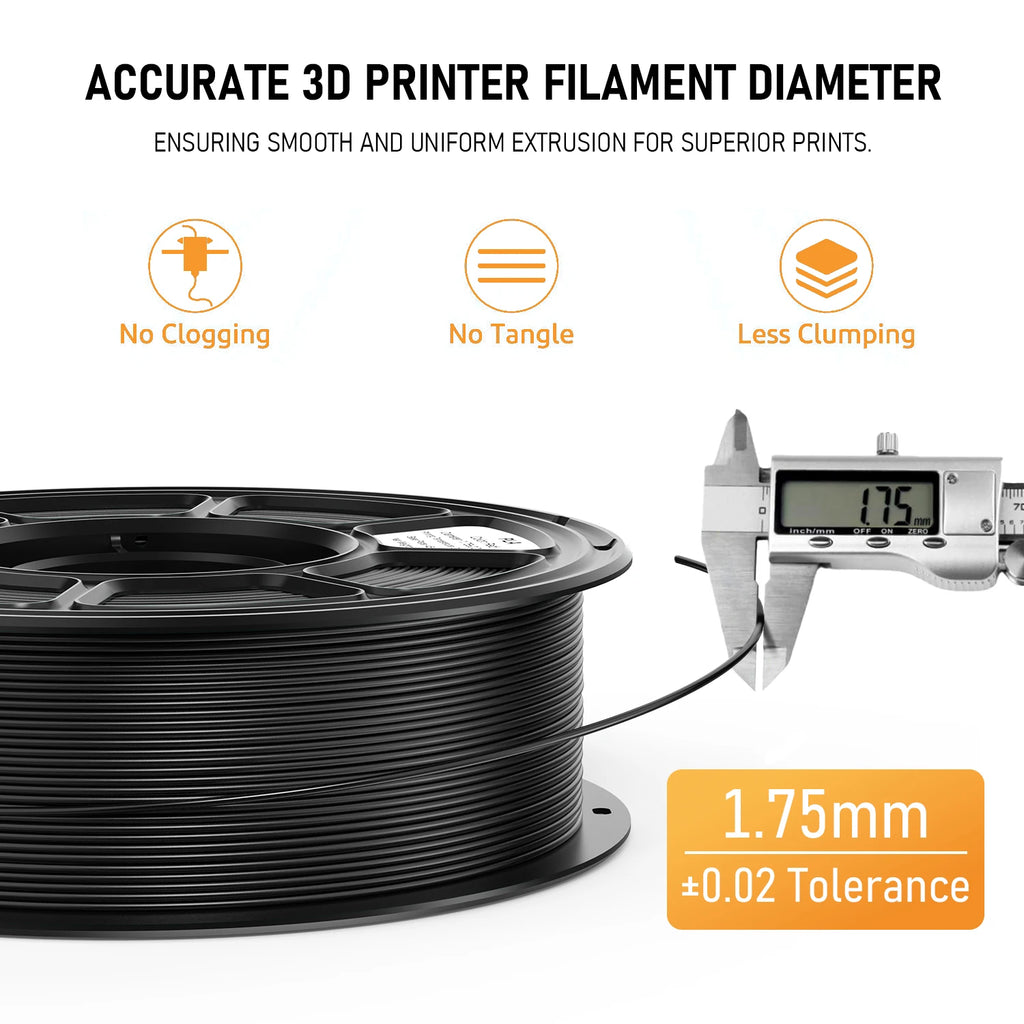 1.75mm 1kg/spool PLA 3D Printer Filament Wholesale Good Toughness and High Hardness