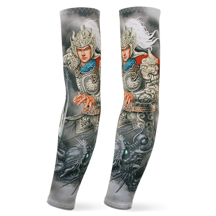 Outdoor arm sleeves Cycling Arm protectors Cuffs Game muffs Arm Warmers Sport Gaming Tattoo Sleeve Elbow Pad Jogging Arm Cover
