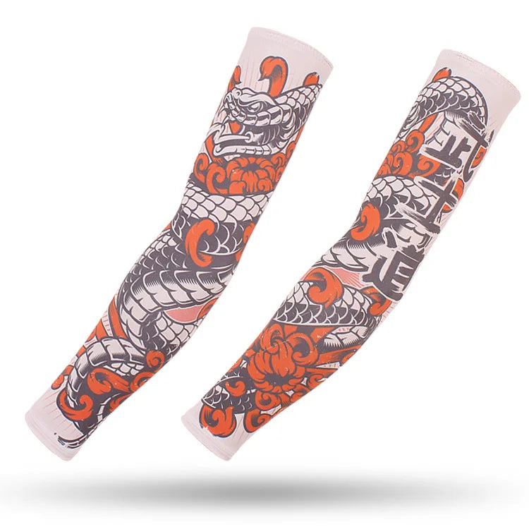 Outdoor arm sleeves Cycling Arm protectors Cuffs Game muffs Arm Warmers Sport Gaming Tattoo Sleeve Elbow Pad Jogging Arm Cover