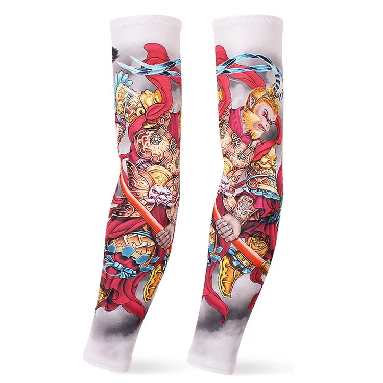 Outdoor arm sleeves Cycling Arm protectors Cuffs Game muffs Arm Warmers Sport Gaming Tattoo Sleeve Elbow Pad Jogging Arm Cover