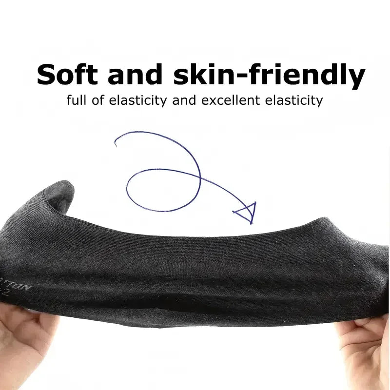 98% Cotton Crew Socks, Solid Color Dress Socks for Business & Casual Daily Wear, 6 Pairs, Unisex, Local Stock Fast Shipping