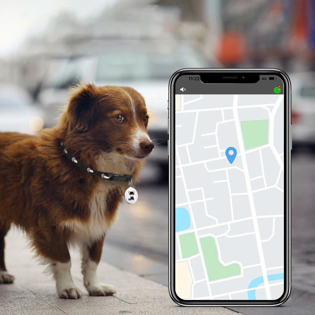 Pet Anti-Lost GPS Tracker Waterproof GPS Tracking Device Smart Activity Tracker for Dogs Cats Kids Pets Keychain Wallet Luggage