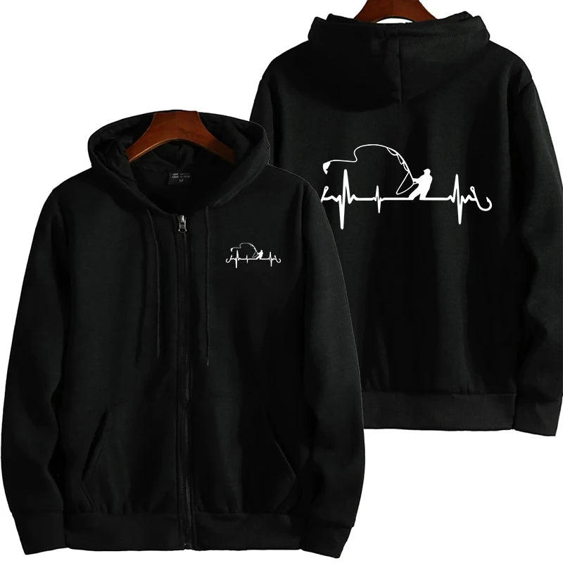 Fashion Daily Men's Tracksuit Sweatshirts Men Single Piece Sweatshirt Sports Pants and Sportswear Zip Up Hoodies Hoodie Cardigan