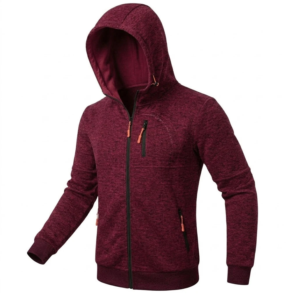 New Zipper Casual Hoodies for Men Outdoor Zip Up Sweatshirts Luxury Work Hoodie Men Fitness Sport Gym Man Fashion Jacket Coats