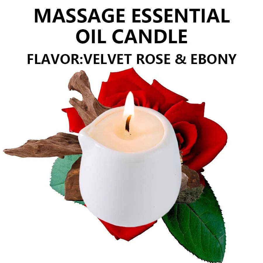 Sweet orange Low Temperature Massage Essential Oil Candle Heating Full Body Back SPA Flirtation Romantic home decor valentines
