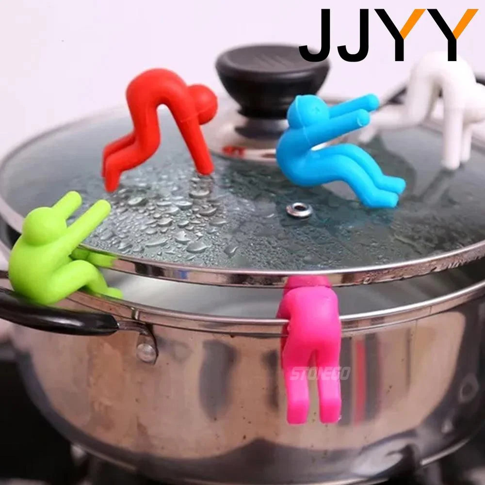 2PCS/Pack Cute Kitchen Gadgets Raise The Lid Overflow Device Stent for Preventing Lid Up with Pot Soup Kitchen Gadget