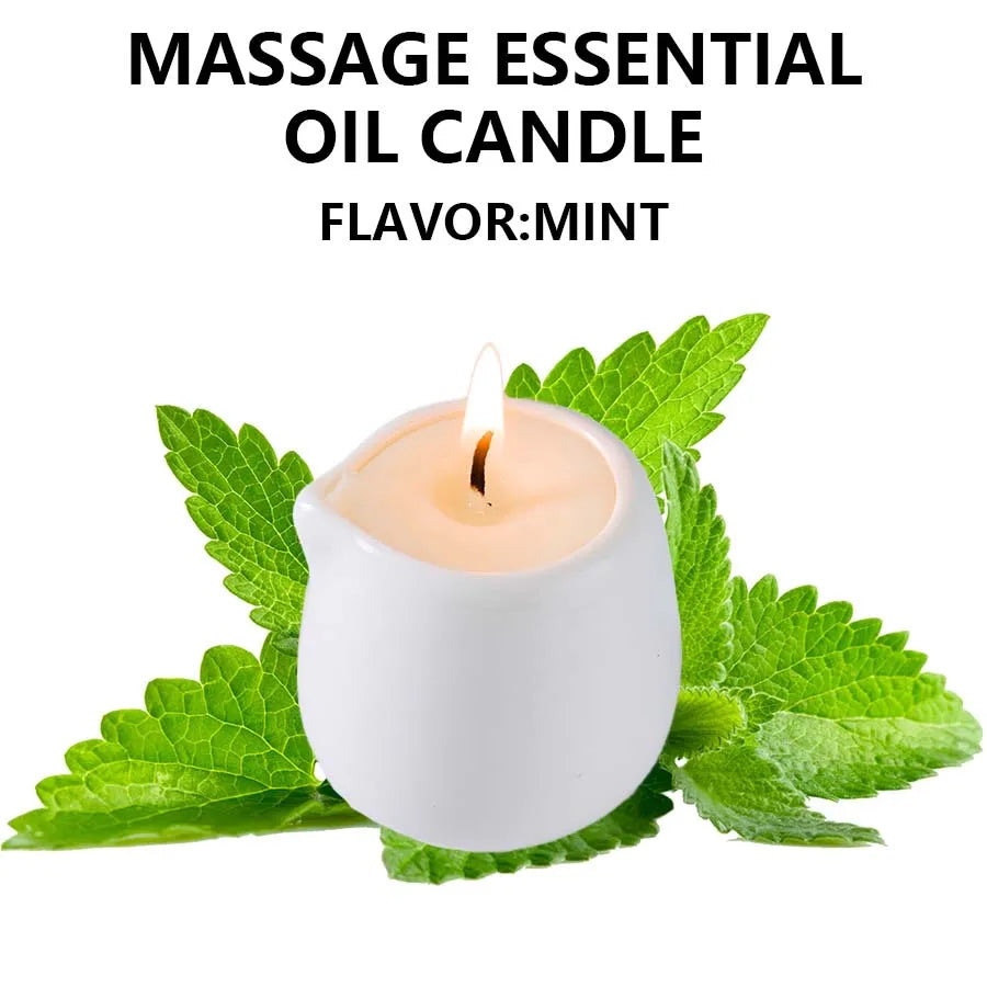 Sweet orange Low Temperature Massage Essential Oil Candle Heating Full Body Back SPA Flirtation Romantic home decor valentines