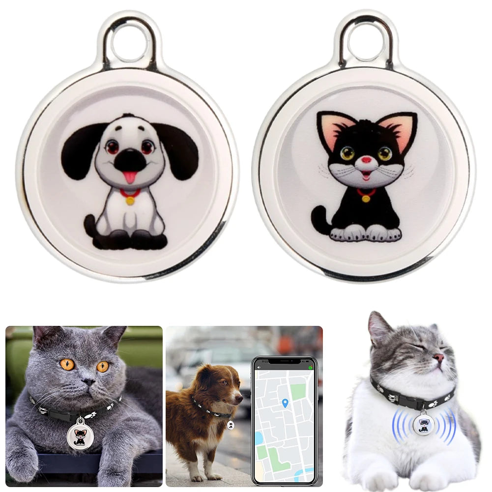 Pet Anti-Lost GPS Tracker Waterproof GPS Tracking Device Smart Activity Tracker for Dogs Cats Kids Pets Keychain Wallet Luggage