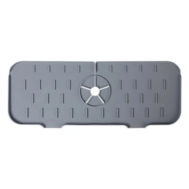 Faucet Absorbent Pad Silicone Kitchen Sink Splash Guard Drain Pad Splash Catching Pad Countertop Protector Kitchen Gadgets For