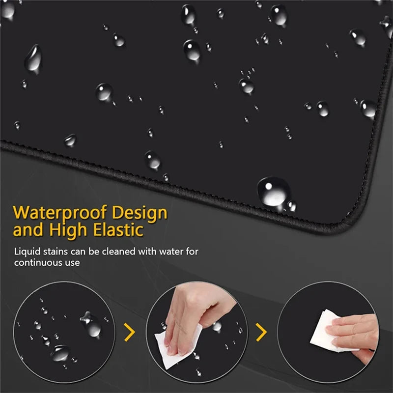 Albedo Mouse Pad Large Computer Office Game Table Mats Rubber Anti-slip Gaming Keyboard coaster Long PC Desk Pads Mousepad Anime