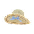 Summer Elegant Big Bowknot Sun Hat Sweet Wide Brim Woman's Straw Hat Anti UV Sun Protection Lace Brim Sunshade Cap Beach