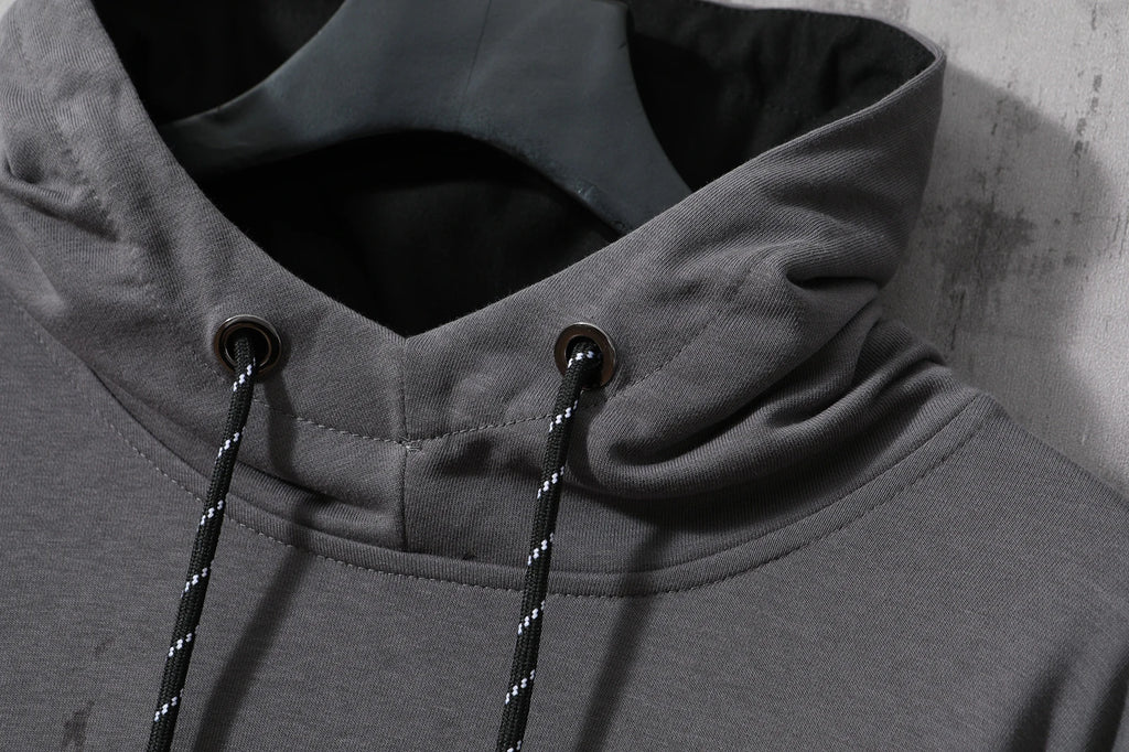 New Patchwork Hooded Sweatshirt Hip Hop Men Pullover Hoodies Streetwear Casual Fashion Clothes Colorblock Hoodie