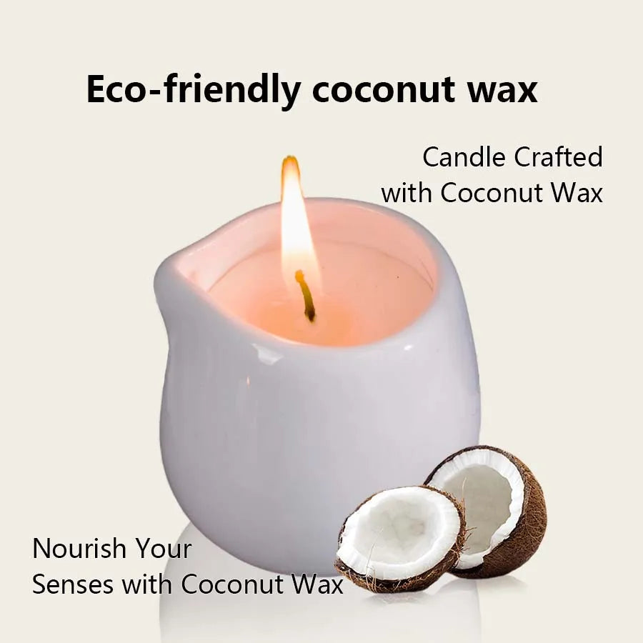 Sweet orange Low Temperature Massage Essential Oil Candle Heating Full Body Back SPA Flirtation Romantic home decor valentines