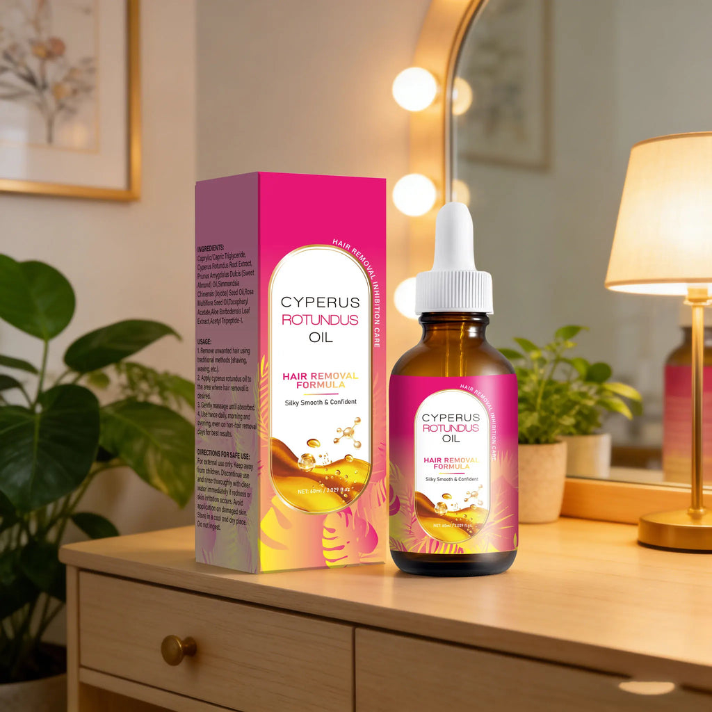 Cyperus Rotundus Oil For Hair Removal Soft Smooth Skin Care Deep Hydration Anti Hair Growth Inhibition After Shave Oil,60ml