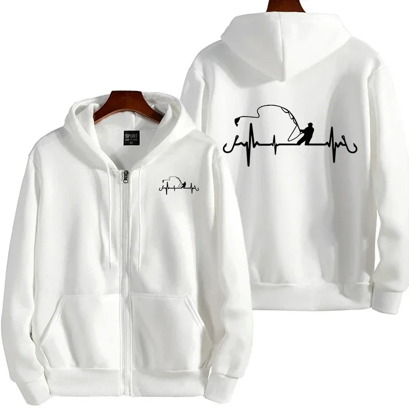 Fashion Daily Men's Tracksuit Sweatshirts Men Single Piece Sweatshirt Sports Pants and Sportswear Zip Up Hoodies Hoodie Cardigan